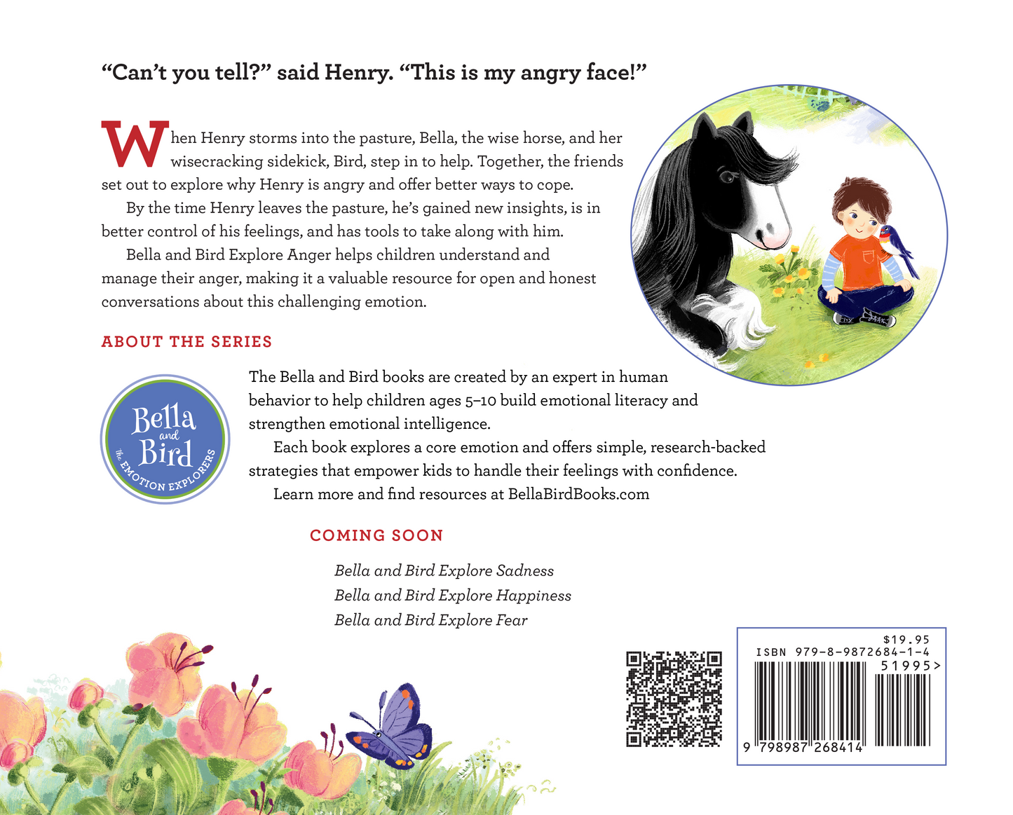 Bella and Bird Explore Anger, Hardcover Book