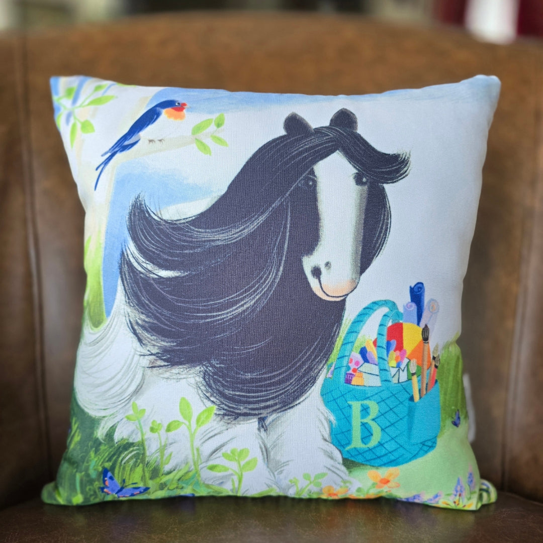 Bella and Bird Book Pillow Large